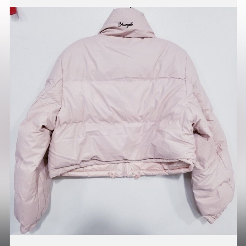 YoungLA Light Pink Puffer Rosita Jacket - Picture 4 of 6